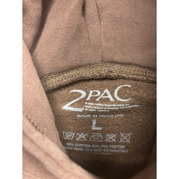 2Pac Hoodie Mens Large Tupac Shakur Rose That Grew From Concrete Graphic Rap - Picture 3 of 8